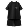 Фото - Комплект футболка + шортики чорний однотонний від бренду Zara