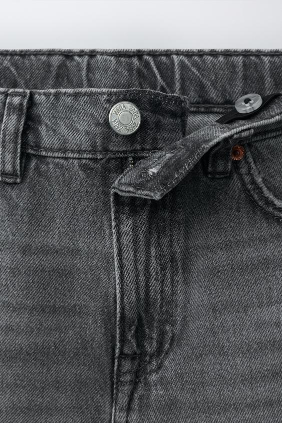Товар Джинсові подовжені шортики темно-сірі від Zara Фото - Джинсові подовжені шортики темно-сірі від Zara
