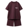 Фото - Комплект футболка + шортики синій однотонний від бренду Zara